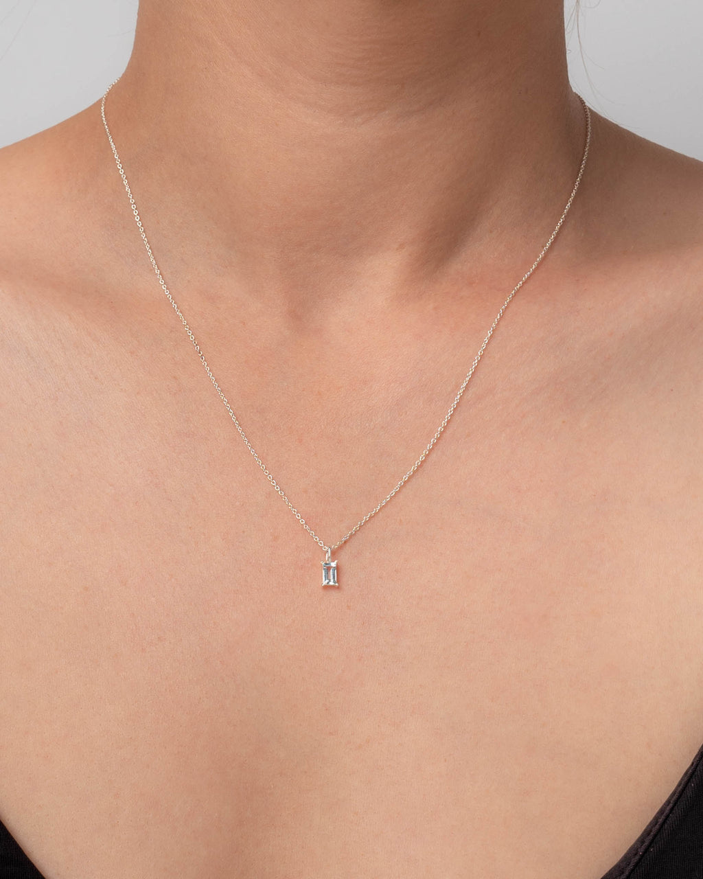 Savoy Ceremony Kette – blissful blue aus Sterling Silber mit hellblauem Topas, Ansicht 2