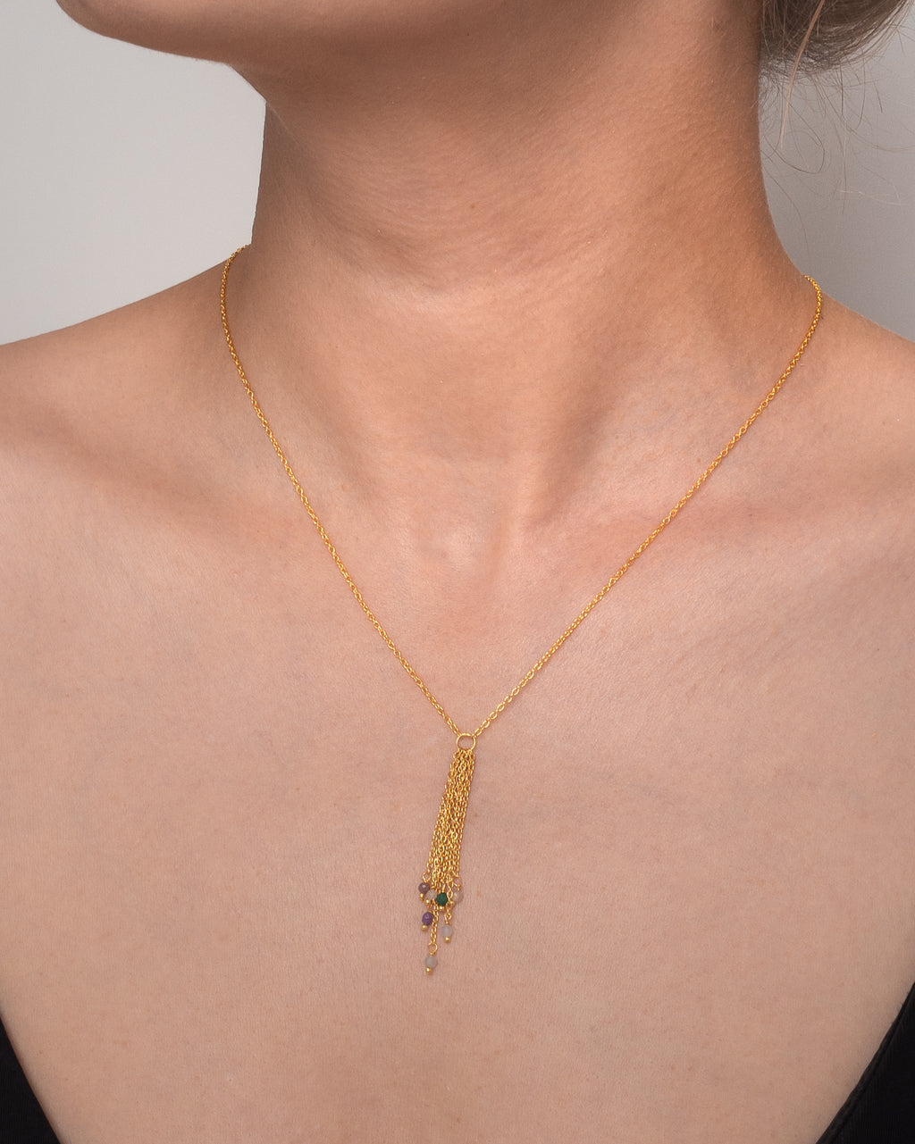 Fountain Kette aus vergoldetem Sterling Silber, Ansicht 2