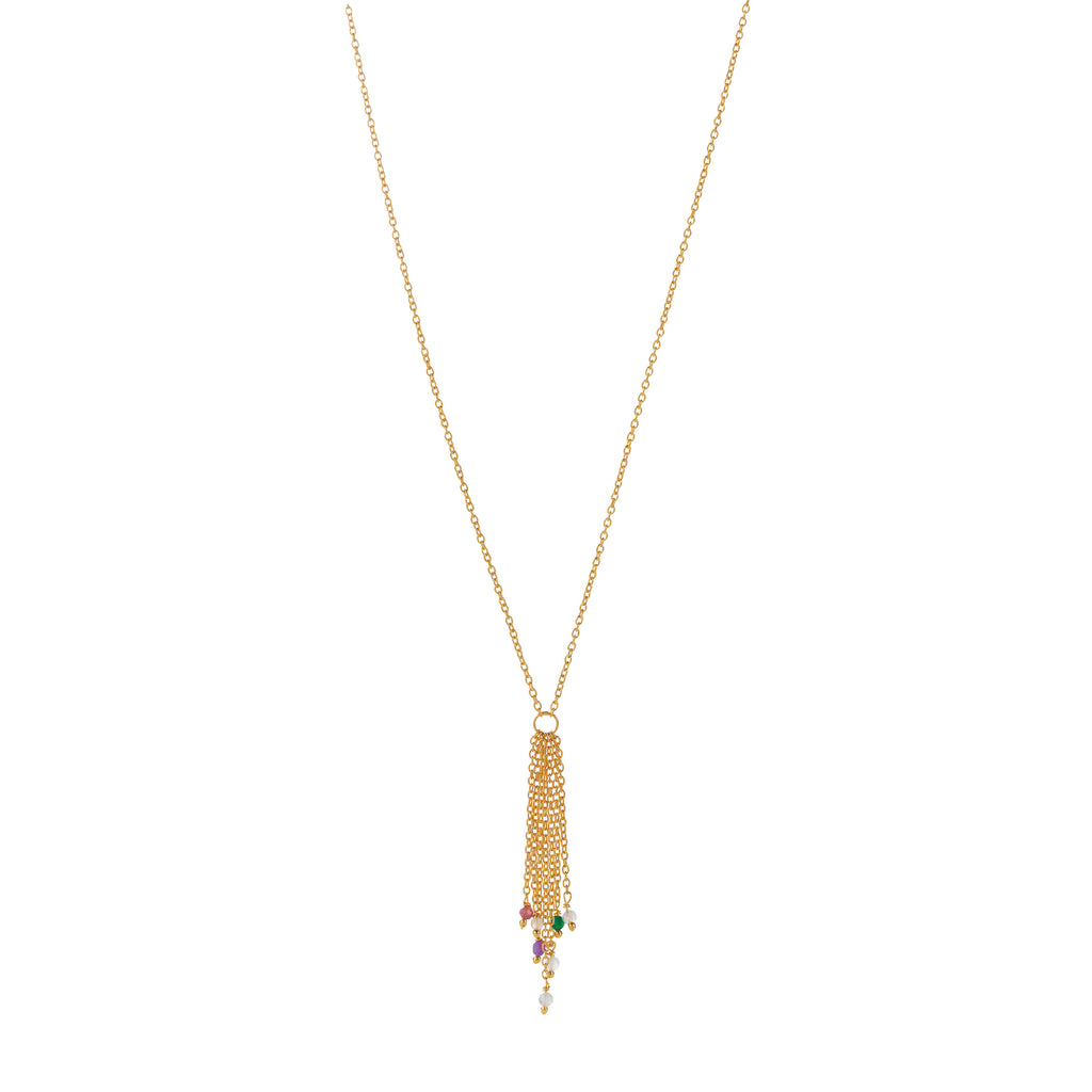 Fountain Kette aus vergoldetem Sterling Silber