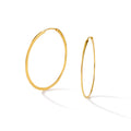 Shining Moon Ohrring aus vergoldetem Sterling Silber