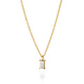 Savoy Ceremony Kette – clear as day aus vergoldetem Sterling Silber mit weißem Topas