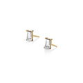 Savoy Ceremony Ohrring – clear as day, vergoldet aus vergoldetem Sterling Silber mit weißem Topas