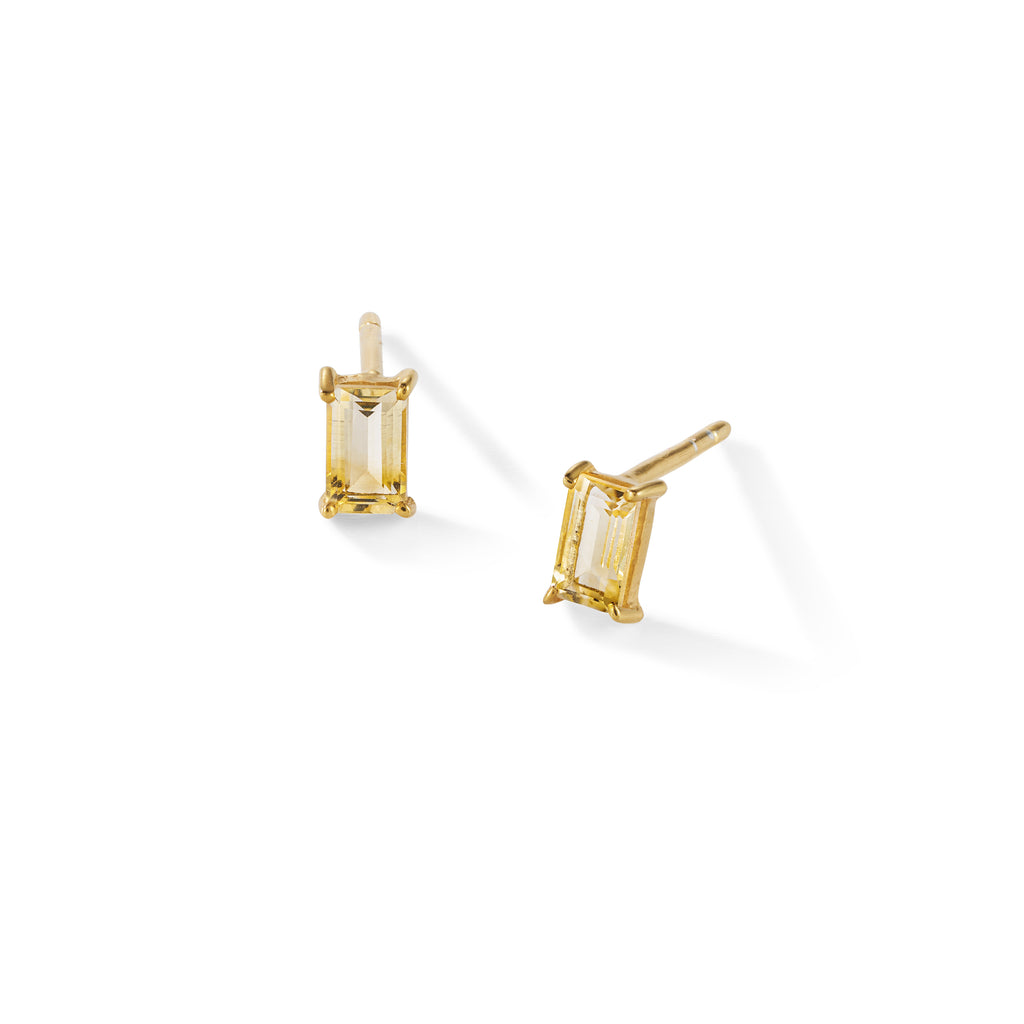 Savoy Ceremony Ohrring – yummy yellow, vergoldet aus vergoldetem Sterling Silber mit Citrin