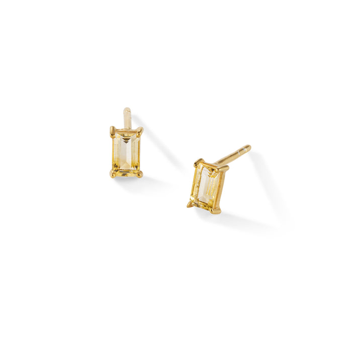 Savoy Ceremony Ohrring – yummy yellow, vergoldet aus vergoldetem Sterling Silber mit Citrin