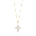 Cruz del Mar Kette – icy ivory aus vergoldetem Sterling Silber