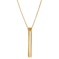 Lucky Knot Kette – gold rush aus vergoldetem Sterling Silber