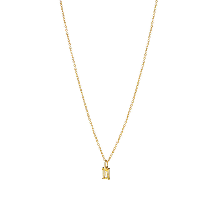 Savoy Ceremony Kette – yummy yellow aus vergoldetem Sterling Silber mit Citrin