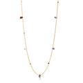 Velvet Garden Kette – vineyard aus vergoldetem Sterling Silber mit Amethyst, blauem Topas, Peridot, Granat, Bergkristall, Citrin