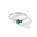 Cheek to cheek Ring – grüner Onyx aus Sterling Silber mit grünem Onyx