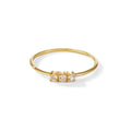 Sweet Lullaby Ring – clear as day, vergoldet aus vergoldetem Sterling Silber mit weißem Topas