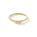 Sweet Lullaby Ring – playful white, vergoldet aus vergoldetem Sterling Silber mit Mondstein