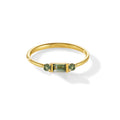 Morning Dew Ring – shake that tree aus vergoldetem Sterling Silber mit Turmalin