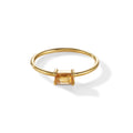 Savoy Ceremony Ring – yummy yellow, vergoldet aus vergoldetem Sterling Silber mit Citrin
