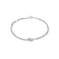 Lucky Knot Armband aus Sterling Silber