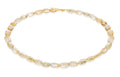 Lemon Tree Kette aus vergoldetem Sterling Silber mit Citrin